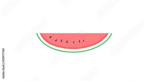 A slice of watermelon illustration.