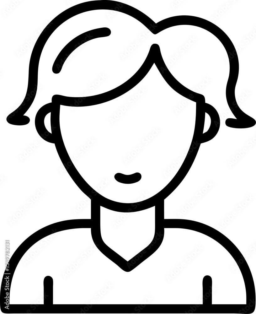 personality vector outline icon on white or transparent background personality vector outline icon on white or transparent background