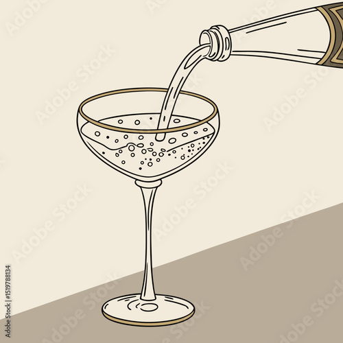 cocktail with a cocktail
