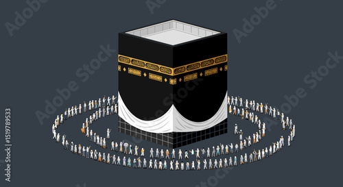 Kaaba mecca people pilgrimage islam religion muslim