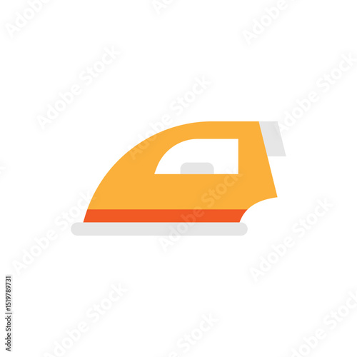 Vector illustration of an Iron icon on a white background