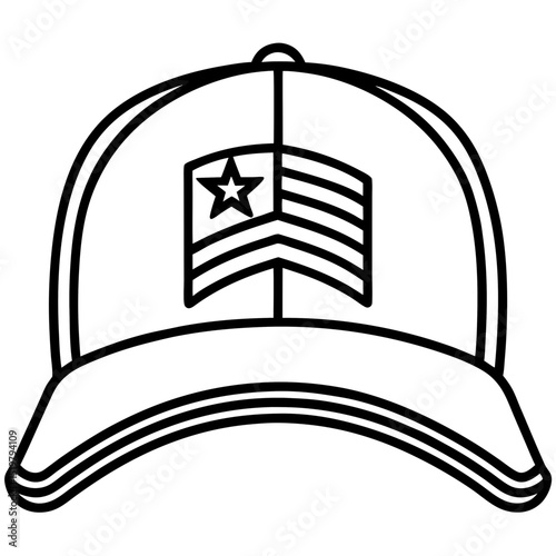 USA Sports Cap Vector – Clean White Background