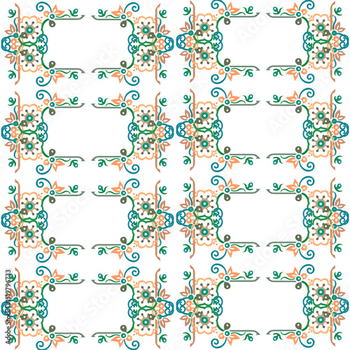 seamless vector pattern. background texture in geometric ornamental style.