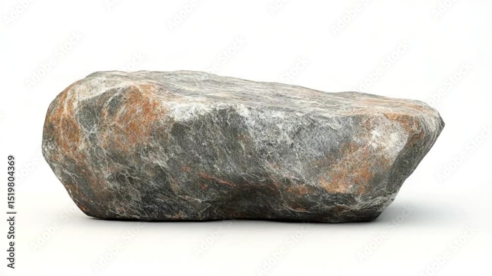 A large, irregular rock