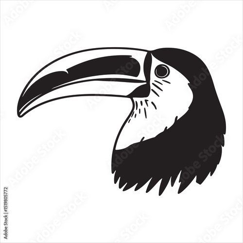 Toucan Charm – Tropical Beak Beauty in Vibrant Jungle Colors
