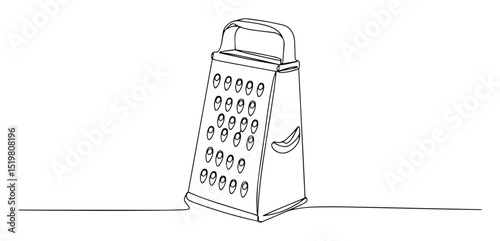 box grater monoline icon kitchen utensil