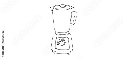 blender monoline icon kitchen appliance