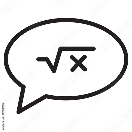 Education Formula Math Line