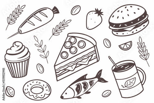 fast food icons