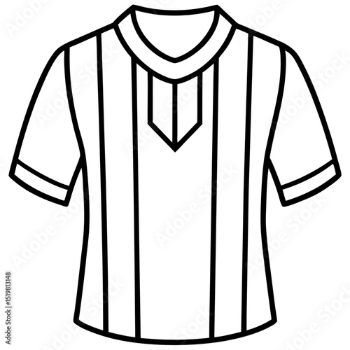 Minimal Bangladesh Football Jersey Vector on White