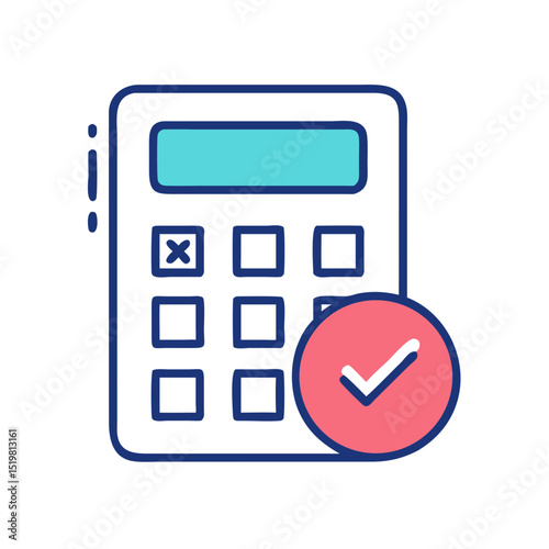 Check Mark Icon Illustration Vector - Validation, Approve, Checklist, Accept