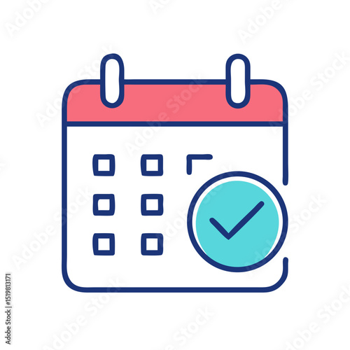Check Mark Icon Illustration Vector - Validation, Approve, Checklist, Accept
