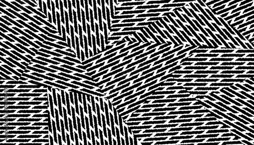 Black and white abstract and grunge pattern for modern background or jersey design. Fully editable vector element. Vector Format Illustration 