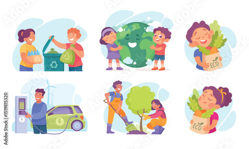 Youth Taking Part in EcoFriendly Activities and Initiatives for a Greener Future