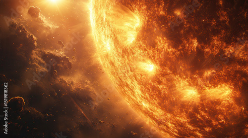 Solar Surface and Stellar Eruption – Realistic Sun Activity
