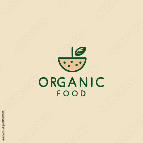 A playful logo design showcasing a group of cheerful fruits and vegetables with smiling faces, perfect for an organic food brand aimed at encouraging healthy eating in families.