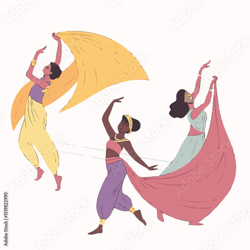 Sweet vector of a mom and child sharing a dance, perfect for parenting visuals, Mother's Day promotions, and emotional storytelling designs