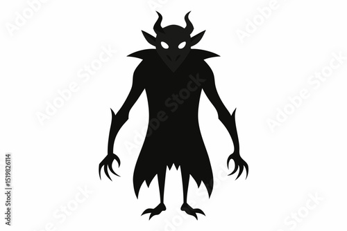 vector silhouette of a girl