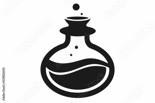 wine bottle and glass
