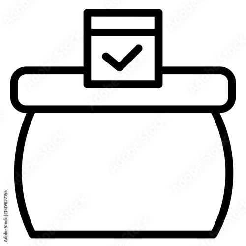 Ballot Box Vote Line
