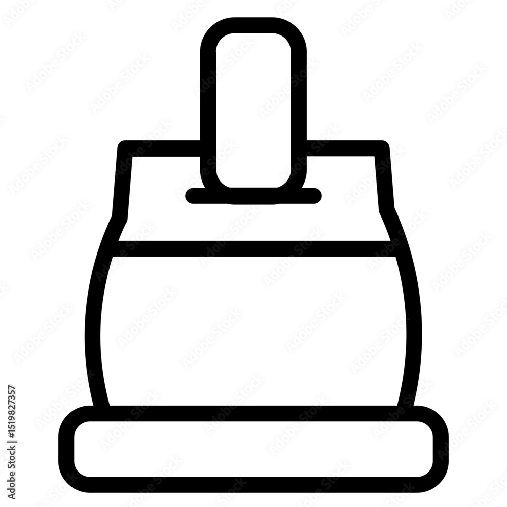 Fototapeta premium Ballot Box Votes Line