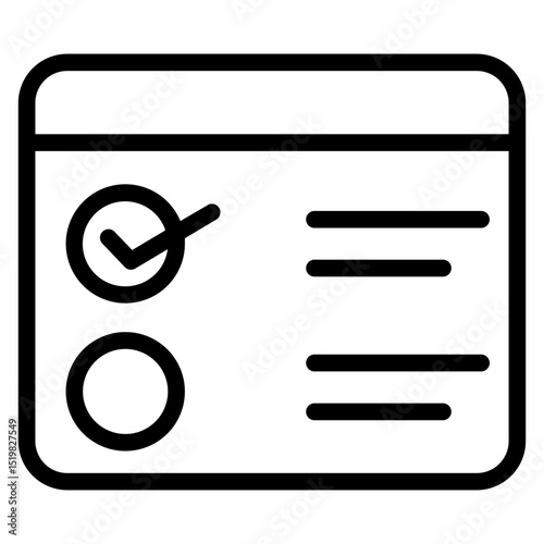 Ballot Paper Votes Line