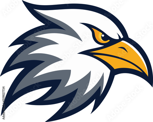 eagle head vector illustration