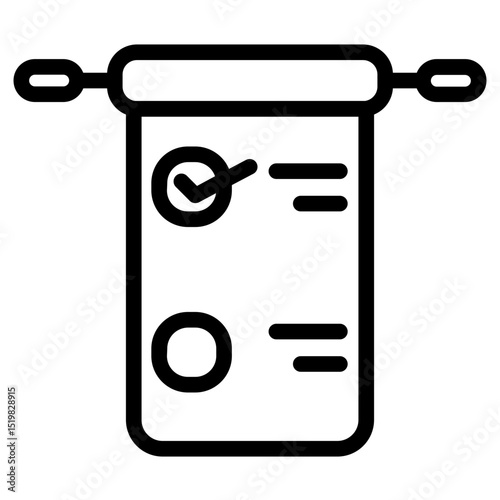 Paper Elect Vote  Line