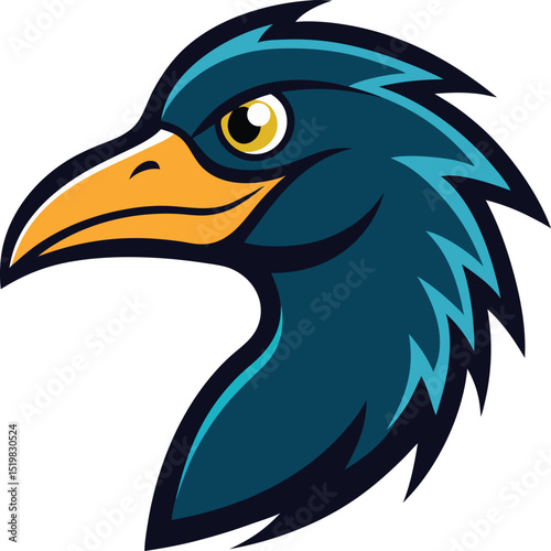 eagle head vector illustration