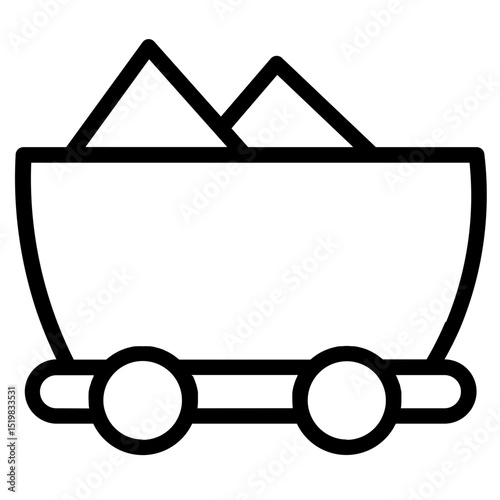 Trolley Wagon Coal Line