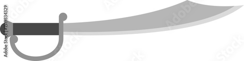 vector of a sword. weapon, traditional, knight