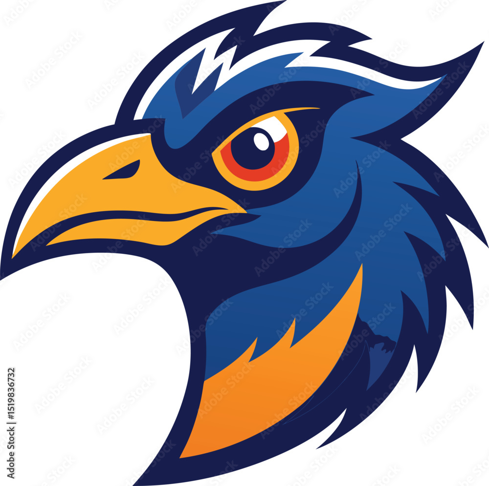 Obraz premium eagle head vector illustration