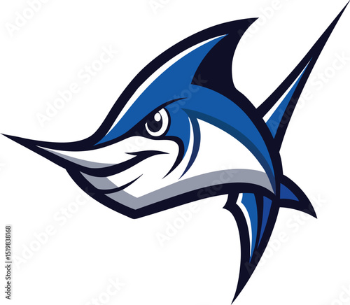 vector image of a fish