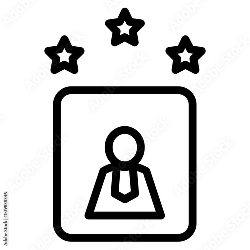 Rate Stars Voting  Line