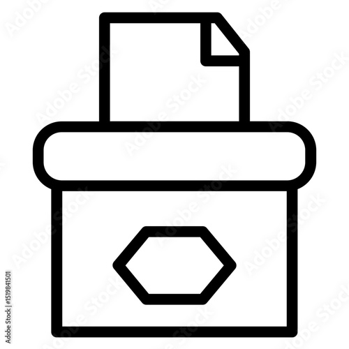 Ballot Box Election Line