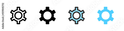 Icon set for settings. Great for apps, control panels, or customization UI.