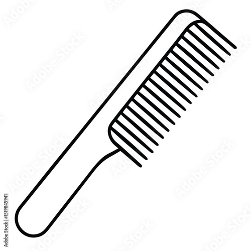 comb glyph icon , designed for web and app