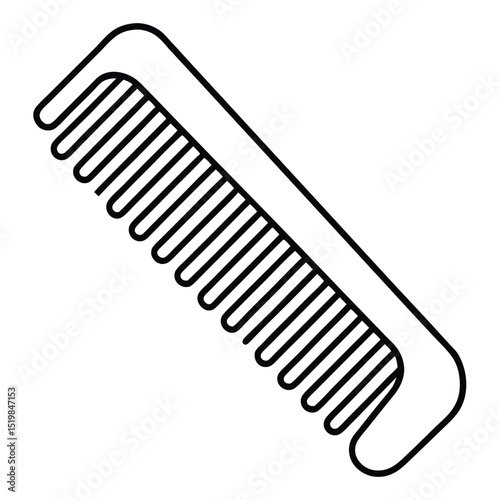 comb glyph icon , designed for web and app