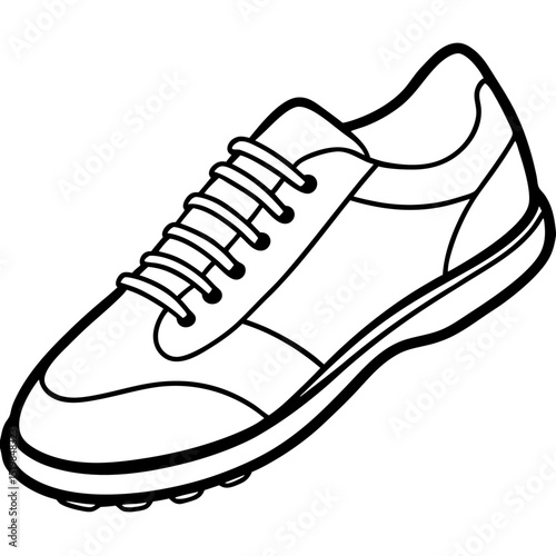 Cricket Shoe Illustration – Clean Vector Style