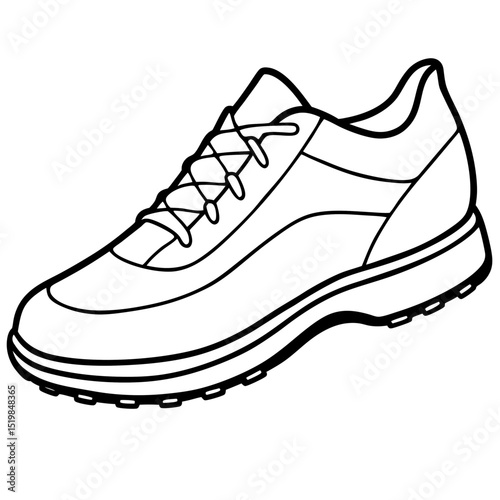 Cricket Shoe Illustration – Clean Vector Style