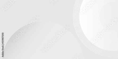 Modern white geometric abstract background overlap layer on bright space with lines effect decoration. Modern graphic design abstract simple