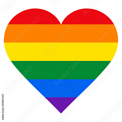 Free Download Multicolor Heart Shape Vector with the LGBTQ Pride Flag. Pride Month. Diversity and inclusion. Rainbow colors. - GFXLoad