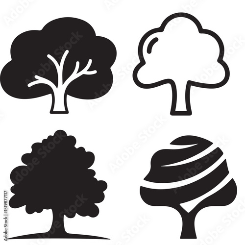  tree silhouette