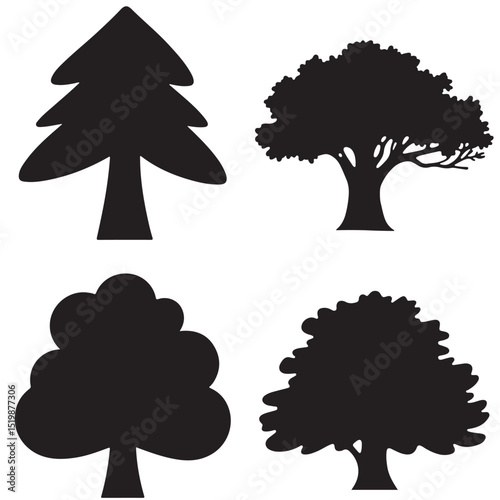  tree silhouette