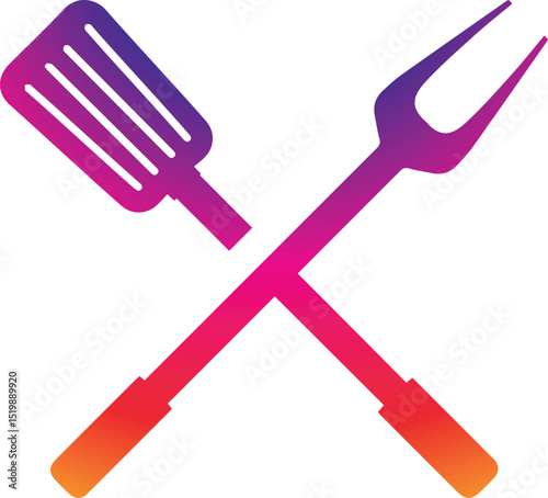 bbq stickers and emblems of grills and meat
