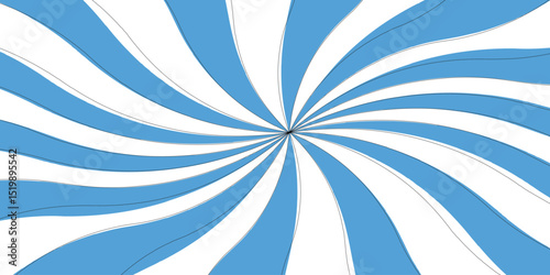 Abstract sAbstract blue color and white beam flare banner, cartoon, template geometric creative rays sunburst background vector illustration pattern beam rays. Dynamic sense of energy, reminiscent.