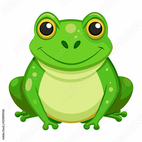 green frog cartoon