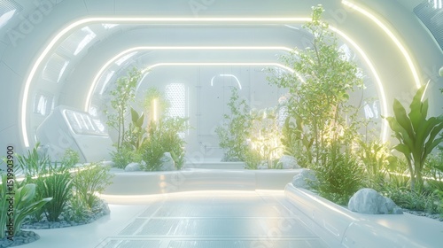 Futuristic Biodome, Glimpse into a Sustainable Tomorrow