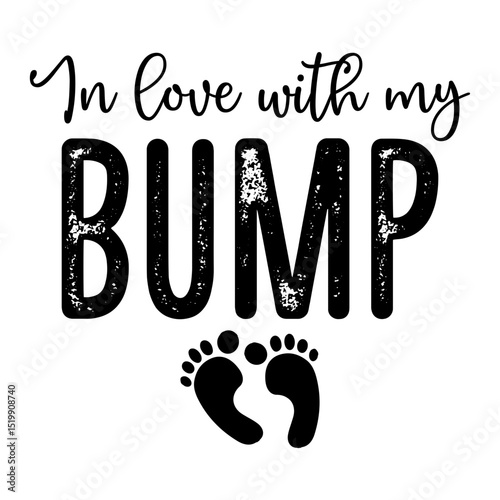 In Love With My Bump SVG