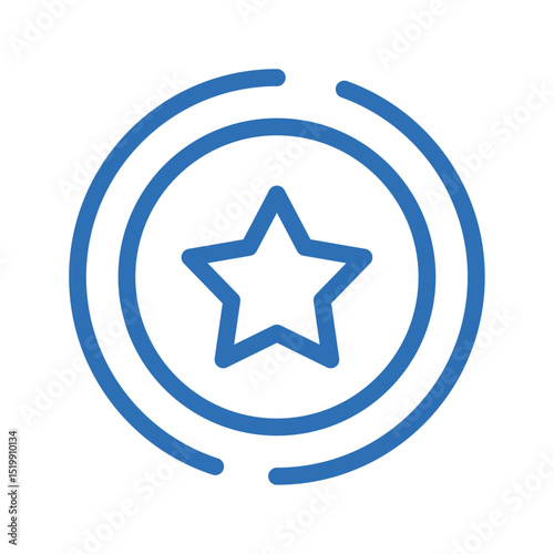 Earn Points Icon – Vector Line Symbol for Rewards, Loyalty, and Bonuses